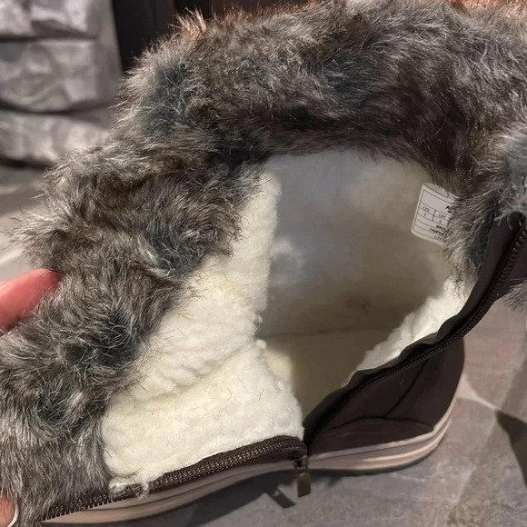 APRES By Lamo faux fur lining/insole,TPR outsole,zipper,lace up snow/Winter boot - Picture 6 of 14